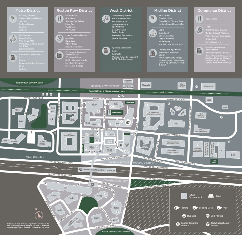 Neighborhood Map - Reston Station